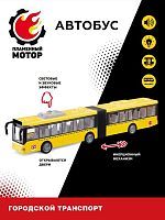 Автобус ин. с гармошкой, откр. двери, свет, звук,  в комплекте тестовые элементы питания AG13/LR44*3шт.