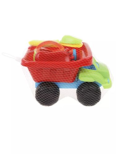 Набор игрушек в песочницу Машинка с лейкой, лопатками и формочками 898-Q1 фото 3