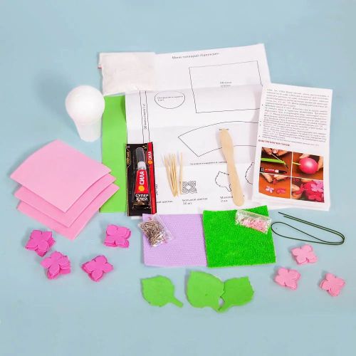 Топиарий Гортензия розовая, 15 см фото 2