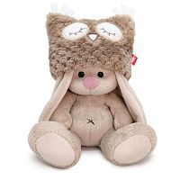 Зайка Ми в шапке-сова 15 см