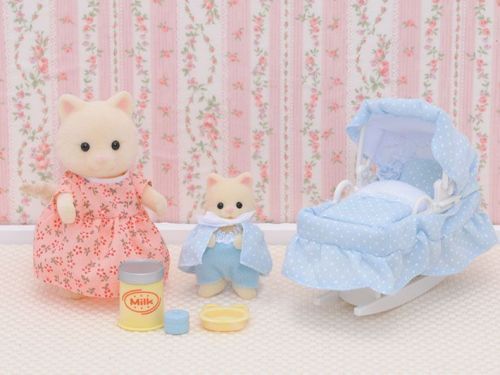 Набор Sylvanian Families Мама с малышом и колыбелькой 5433 фото 3