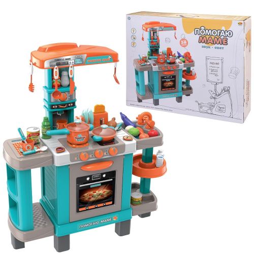 Игровой набор Abtoys Помогаю Маме Кухня многофункциональная большая