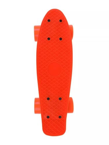 Скейтборд пластиковый 41x12 см оранжевый 636247 фото 3