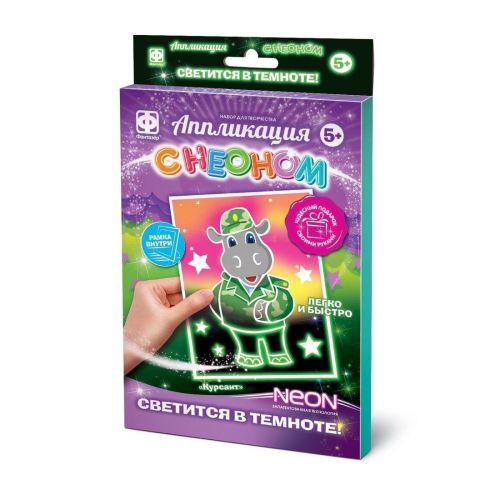 Аппликация с неоном Фантазер Курсант