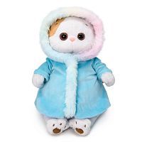 Кошечка Ли-Ли в шубке с радужным мехом 24 см