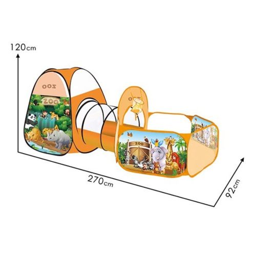 игрушка, вмещающая в себя ребенка: палатка с туннелем Игрушка, вмещающая в себя ребенка: Палатка с туннелем