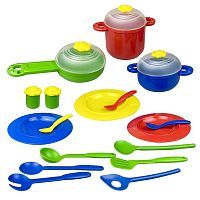 Набор детской посуды Семейный обед, 20 предметов