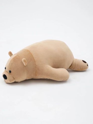 мягкая игрушка fixsitoysi медведь лежачий бежевый 60 см Мягкая игрушка Fixsitoysi Медведь лежачий бежевый 60 см