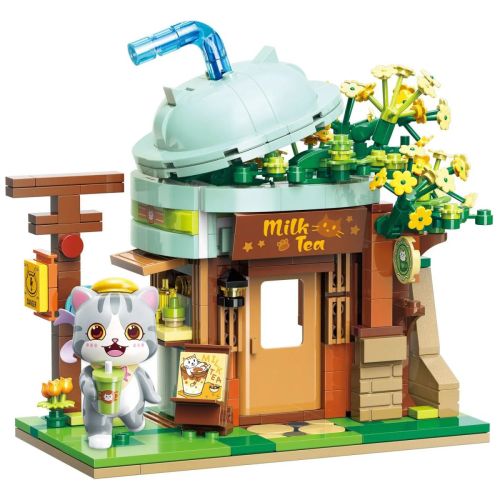 Конструктор Keeppley серия Lovely Street Магазин напитков 411 деталей фото 4