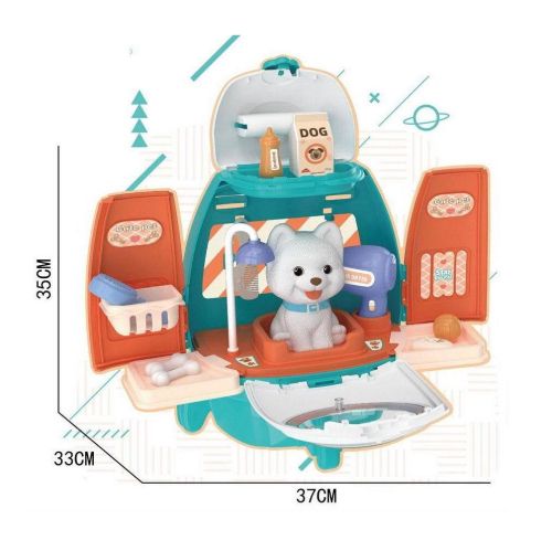 игровой набор junfa ранец-трансформер зоосалон с собачкой фото 2 Игровой набор Junfa Ранец-трансформер Зоосалон с собачкой фото 2
