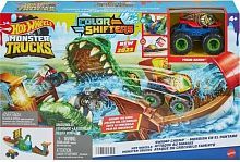 Игровой набор Mattel Hot Wheels MONSTER TRUCKS Охота крокодила