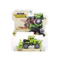 Трансформер 1 TOY Трансботы Инженерный батальон XL: Мега Фронтлифтер Т16433, зеленый/фиолетовый
