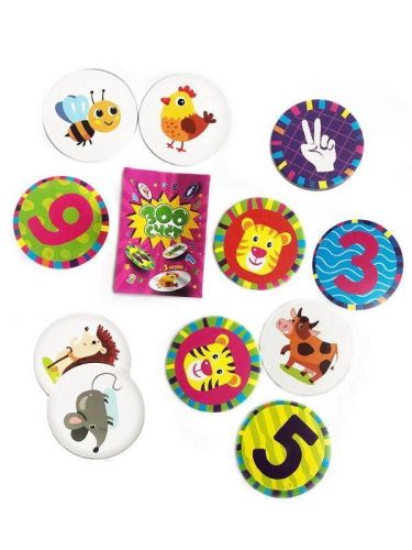 Игра развивающая. Зоо счёт. Набор фишек фото 2