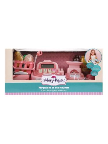 Касса Mary Poppins Играем в магазин розовая 453225 фото 3