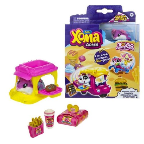 Игровой Набор Хомбургер-авто, розово-голубой хомяк