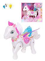 Единорог э/ф, свет, звук, бат.2*AА не вх. в комплект, кор.