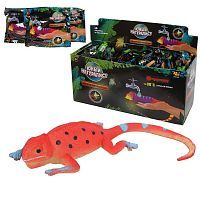 Фигурка ABtoys Юный натуралист Ящерица волшебная (меняет цвет в воде), 16 видов