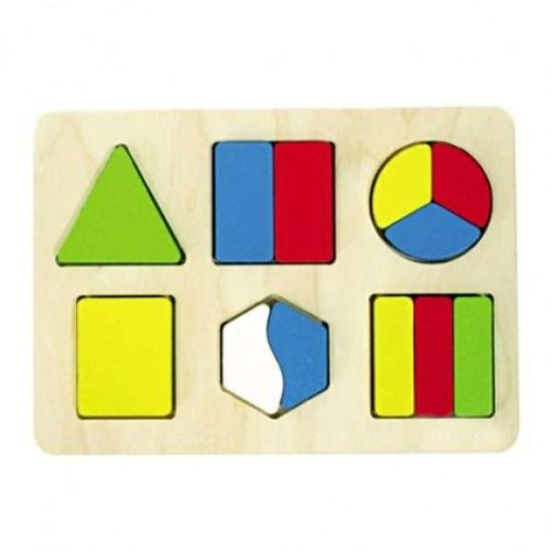 Пазлы "Дроби-фигуры", 210*150*20