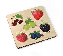 Игра развивающая деревянная Ягоды (21х21см)
