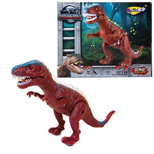 Динозавр Тираннозавр, движение, световые и звуковые эффекты, 19х10,3х15 см фото 2