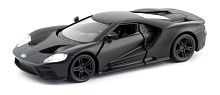 Машина металлическая RMZ City 1:32 Ford GT 2019, черный матовый цвет, двери открываются