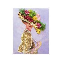 Мозаика из пайеток на холсте "Грация"