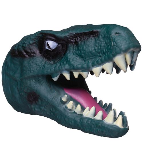 игрушка на руку junfa голова динозавра сине-зеленая фото 2 Игрушка на руку Junfa Голова динозавра сине-зеленая фото 2