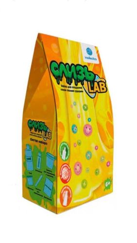 набор юный химик слизь lab (жёлтый) Набор Юный Химик Слизь Lab (Жёлтый)