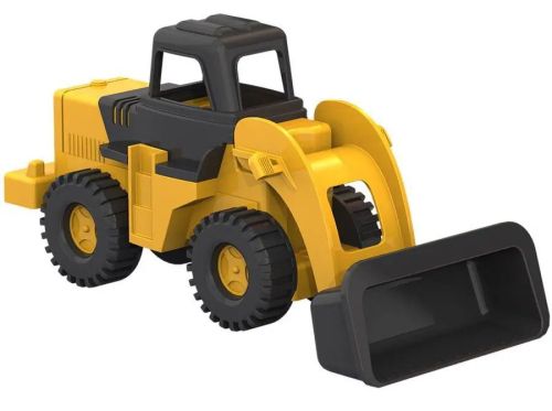 Набор строительной техники 28x13x21см Нордпласт Медвежонок трактор + грузовик фото 2