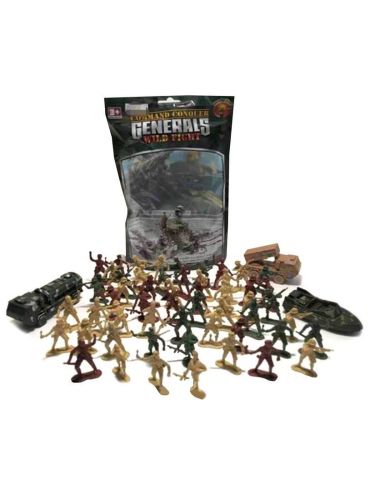 Набор Военный, 58 предметов, пакет