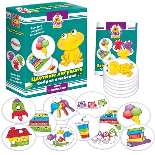 Настольная игра Цветные лягушата