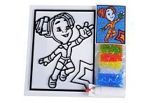 Набор для творчества Насыпь-наклей Шпуля