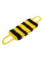 Банные штучки Мочалка из полипропилена Шмель, 40х15 см (60х15 см с ручками), medium, для бани и сауны