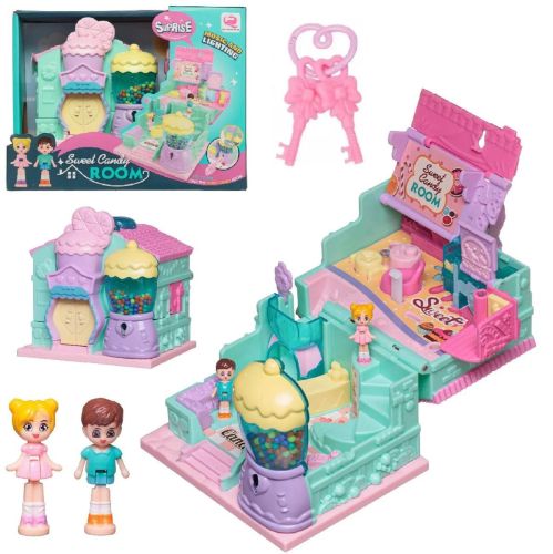 кукольный дом-трансформер junfa кондитерская на батарейках Кукольный дом-трансформер Junfa Кондитерская на батарейках