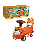 Игрушка, несущая на себе массу тела ребенка: Машина-каталка, звук, эл. пит. ААх2 не вх. в компл., коробка