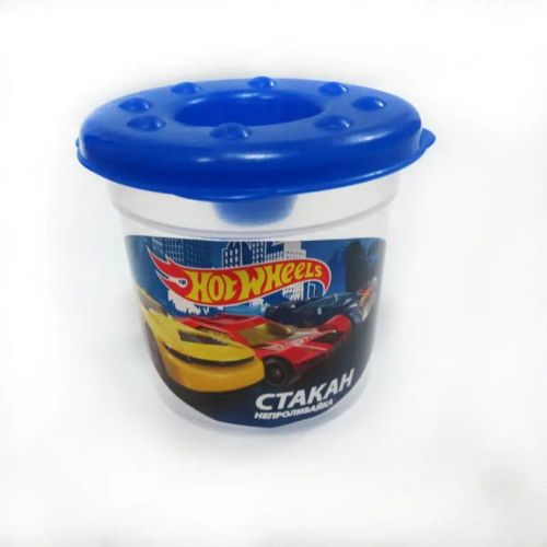 стакан-непроливайка "hot wheels" Стакан-непроливайка "Hot Wheels"