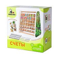 Счёты дер. Азбука, многофункциональные, с обучающим пособием