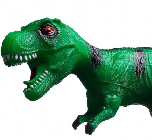 Фигурка Junfa Динозавр длина 50 см со звуком зелено-черный фото 2
