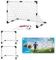 Набор Футболиста 2 в 1, ворота 92*61*48 см, сетки, мяч, насос с иглой, коробка