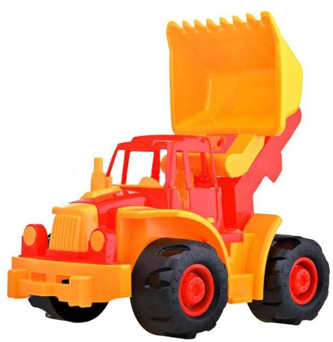 Трактор Нордпласт Богатырь мини с грейдером 50х22х21 см в ассортименте 299 фото 2