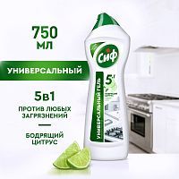 СИФ Чистящий Гель для Всех Поверхностей Бодрящий Цитрус 750мл