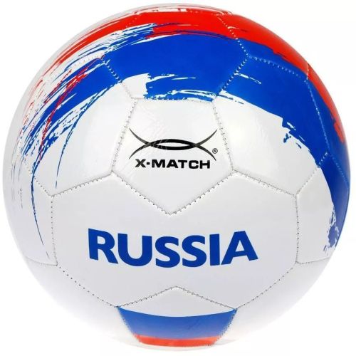 Мяч футбольный X-Match размер 5 покрышка 1 слой 1,6 мм PVC Россия 56451