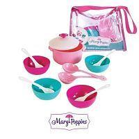 Набор посуды Mary Poppins Зайка 39324 розовый/бирюзовый