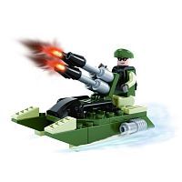 Конструктор серии Армия, Военный катер, 50 дет., коробка