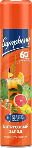 symphony освежитель воздуха цитрусовый заряд 300 см3 Symphony Освежитель воздуха Цитрусовый заряд 300 см3