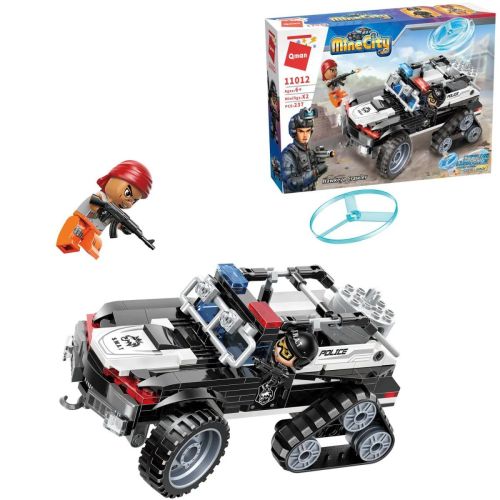 Конструктор Qman серия MineCity Полицейский вездеход 237 деталей