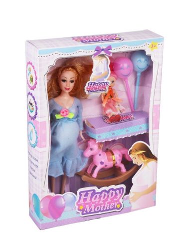 Набор с куклами 27 и 10 см Маленькая мама в ассортименте 3363-149 фото 3
