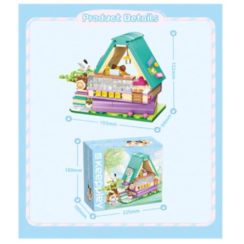 конструктор keeppley серия lovely street домик-библиотека 324 детали фото 2 Конструктор Keeppley серия Lovely Street Домик-библиотека 324 детали фото 2