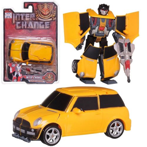 машина-трансформер interchange желтая 1 (трансформация в робота) Машина-трансформер InterChange желтая 1 (трансформация в робота)