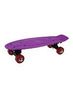 Скейтборд пластик 41 см, колеса PVC, крепления пластик, фиолетовый